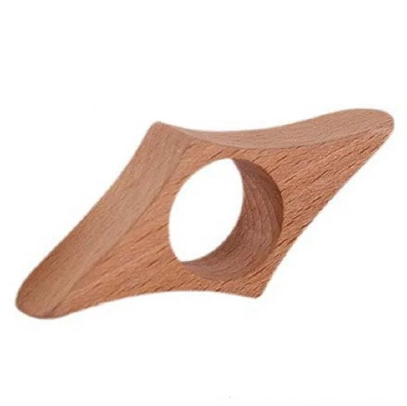 Solid Wood Thumb Book Support Book Page Holder Reading Finger Ring Page Clamp Convenient Bookmark School Office Supplies