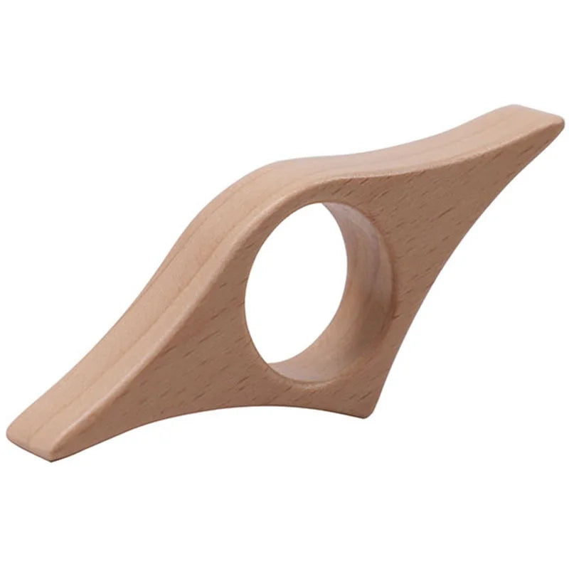Solid Wood Thumb Book Support Book Page Holder Reading Finger Ring Page Clamp Convenient Bookmark School Office Supplies